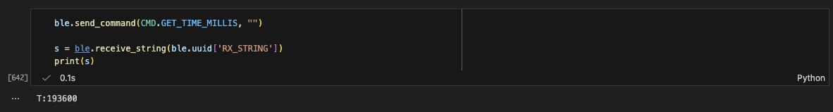 Task 3 Python GET_TIME_MILLIS command