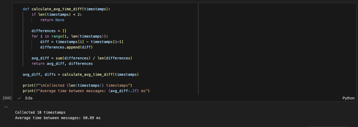 Task 5 data transfer rate calculation